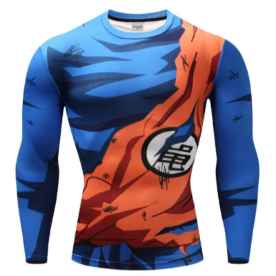 Tee shirt compression kame battle manches longues