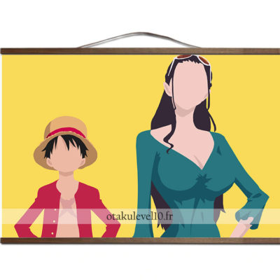 Poster One Piece Duo, canevas et bois ( jusqu’à 60×90 cm )