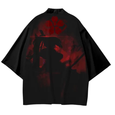 Kimono Cardigan Genshin Impact Dark