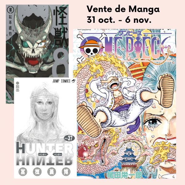Lire la suite à propos de l’article Classement des ventes de Manga du 31 octobre – 6 novembre au Japon
