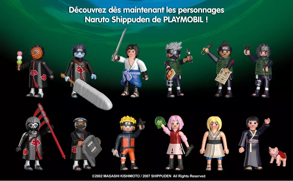Naruto x Playmobil liste des personnages