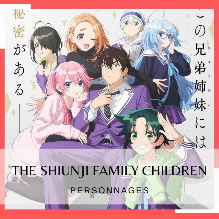 Les personnages de The Shiunji Family Children
