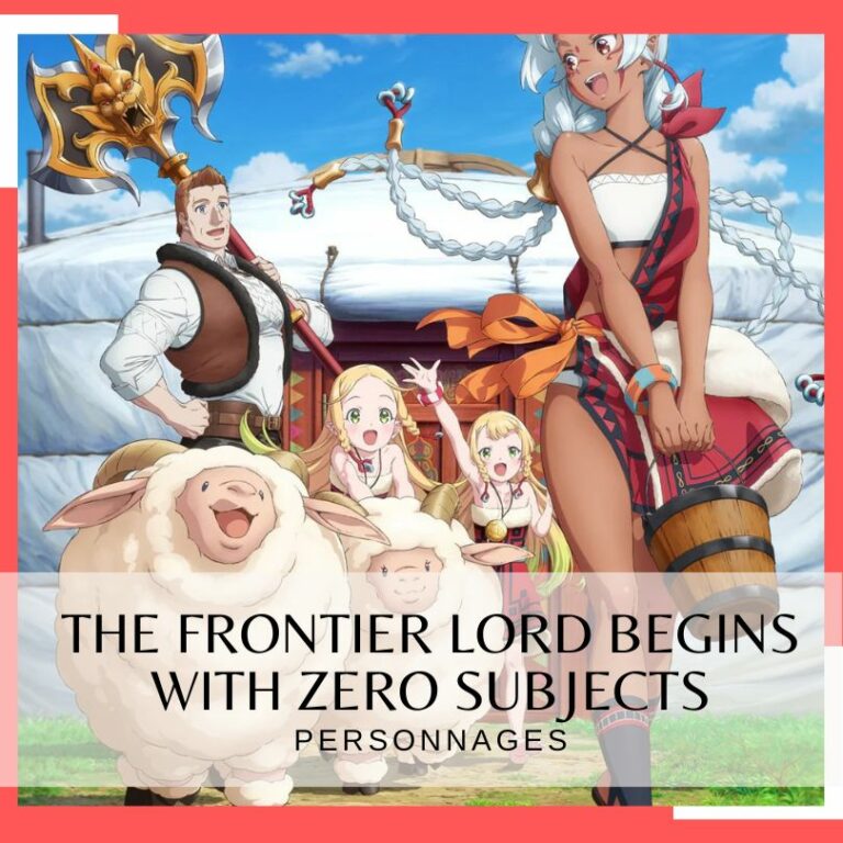 Lire la suite à propos de l’article Les personnages de The Frontier Lord Begins with Zero Subjects